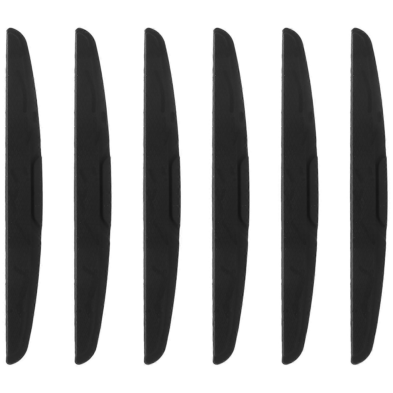 6pcs Durable Car Door Edge Guards & Bumper Strips for Side Mirrors and Door Protection – Style and Collision Defense
