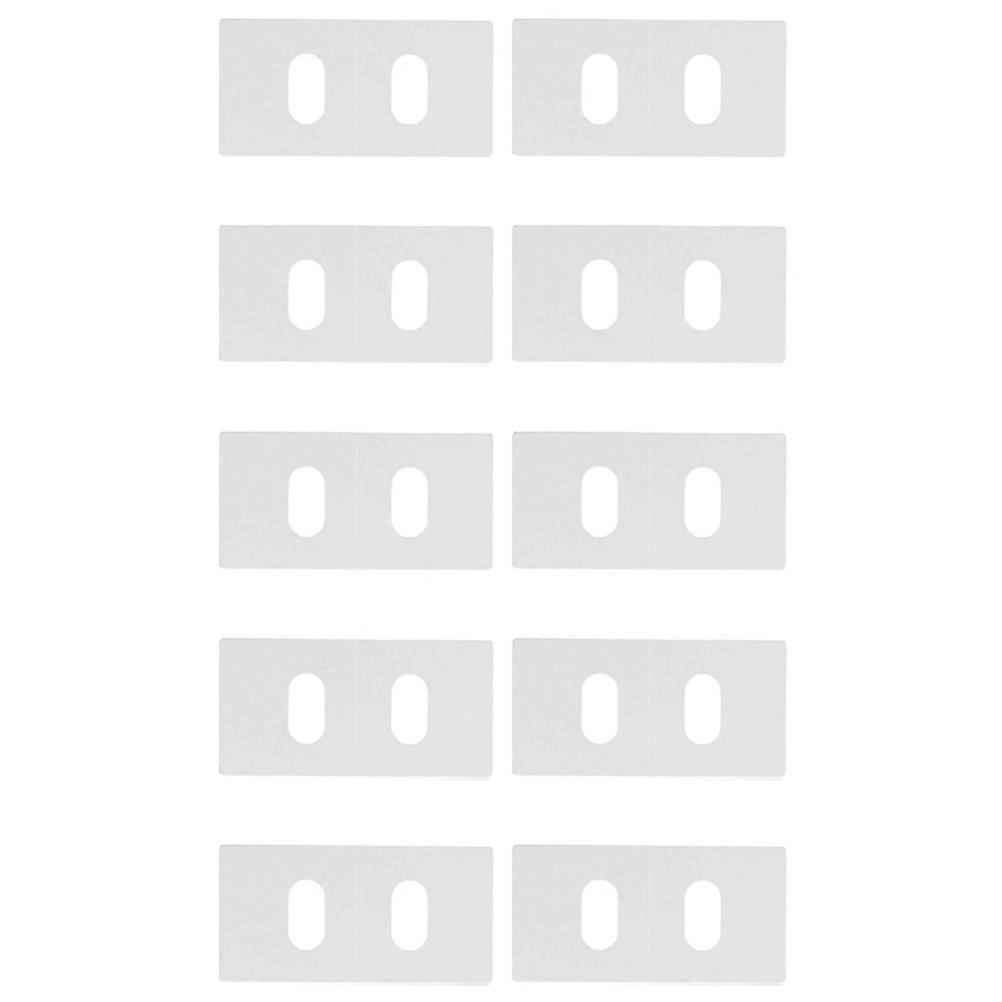 Vertical Blinds Parts Repair Kit Homeowners White 5.00X2.50X0.10cm Window Shade Fixing 10
