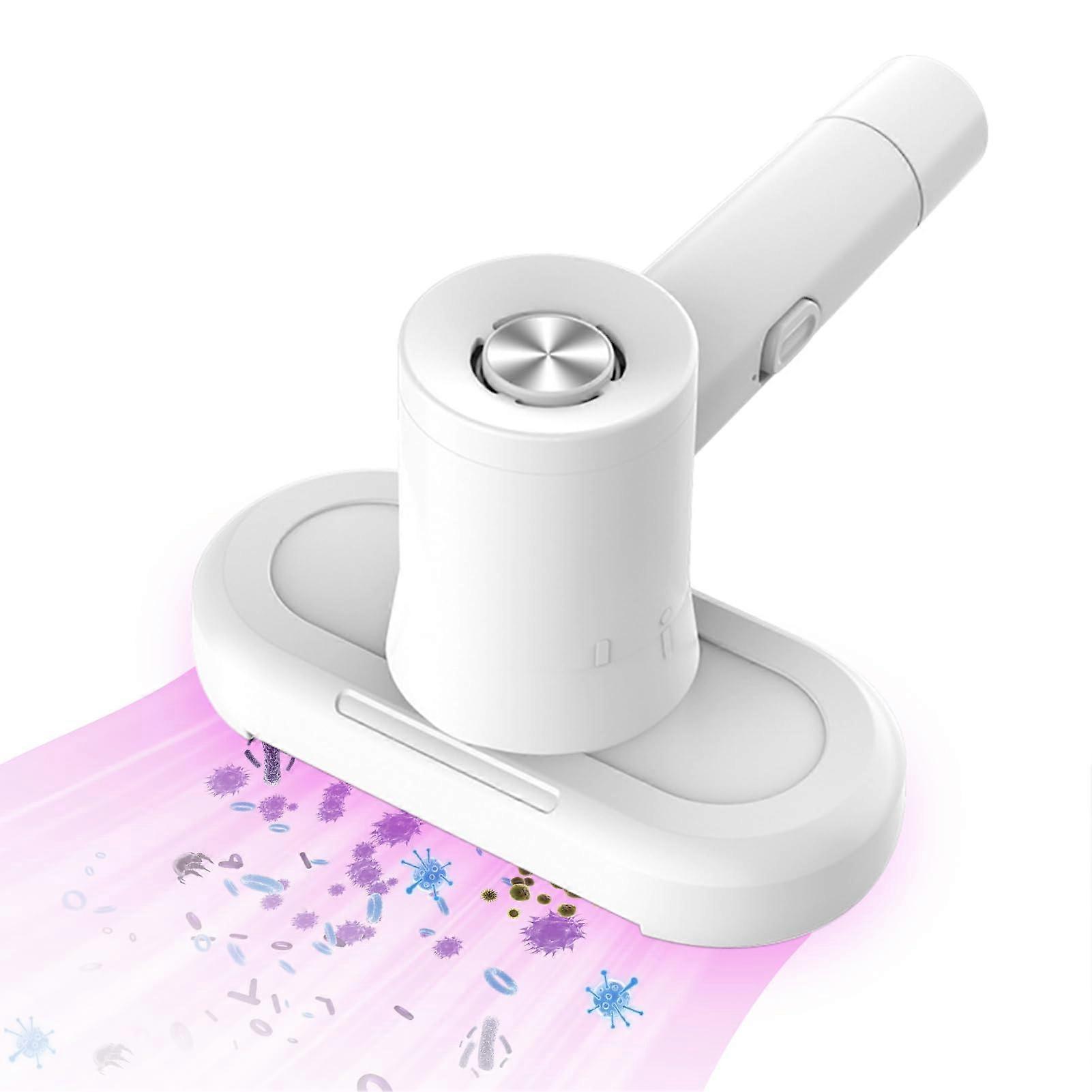 Mite Vacuum Cleaner with UV Light and HEPA Filter, Portable Wireless Mattress and Sofa Vacuum with Permanent Dust Container