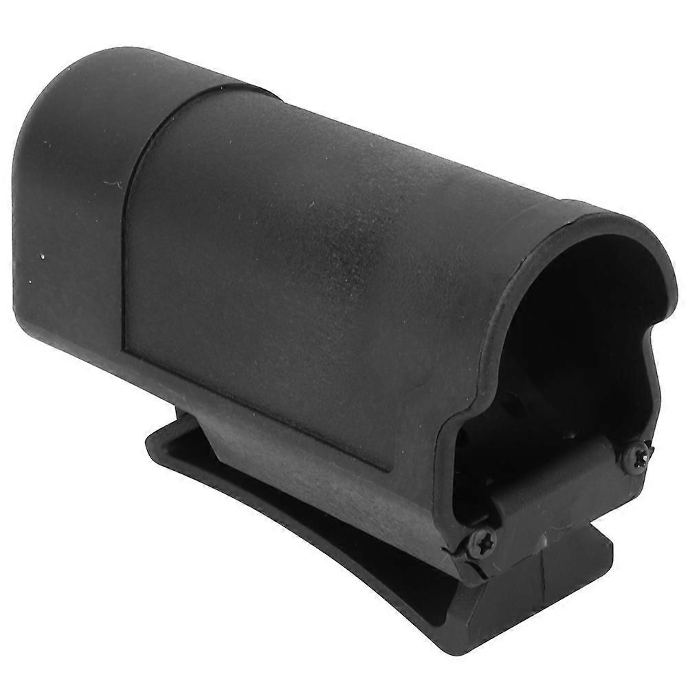 Durable ABS Quick Draw Flashlight Holster for MOLLE Waist Loading Tactic Leg Holster(Black)