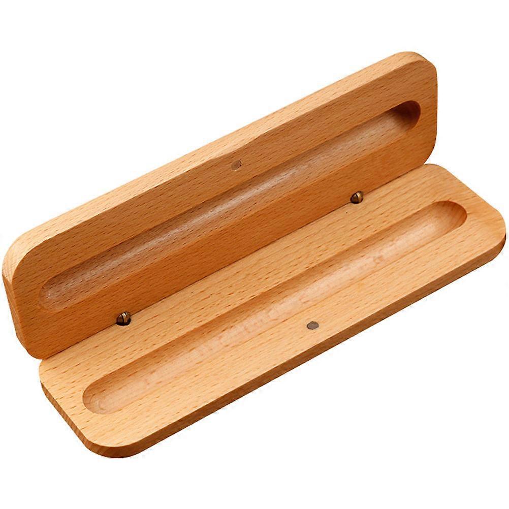 Pen Display Box Minimalist Stationery Storage Container For Writing Instruments 6.9×2.1×0.9in 1Pack