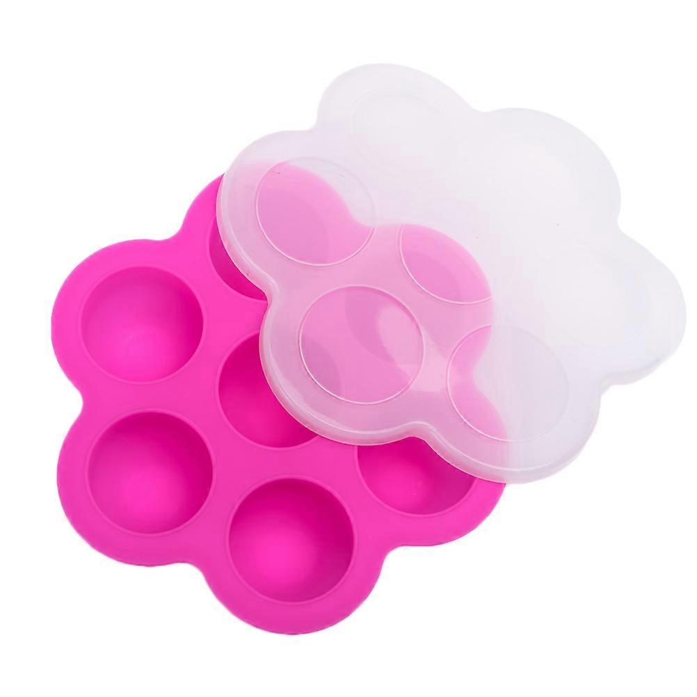Baby Food Bowl Reusable Storage Container Rosy 7 Cavities Oven Safe For Family Meals 1Pack