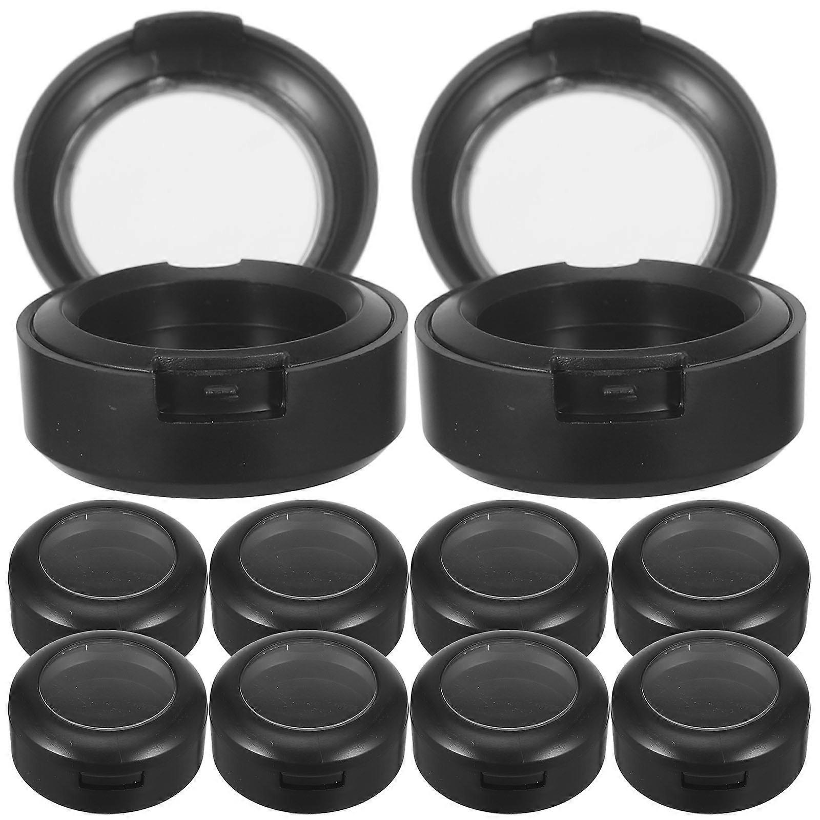 10pcs DIY Eyeshadow Containers for Travel – Makeup Organizer for Shadow & Blush Storage