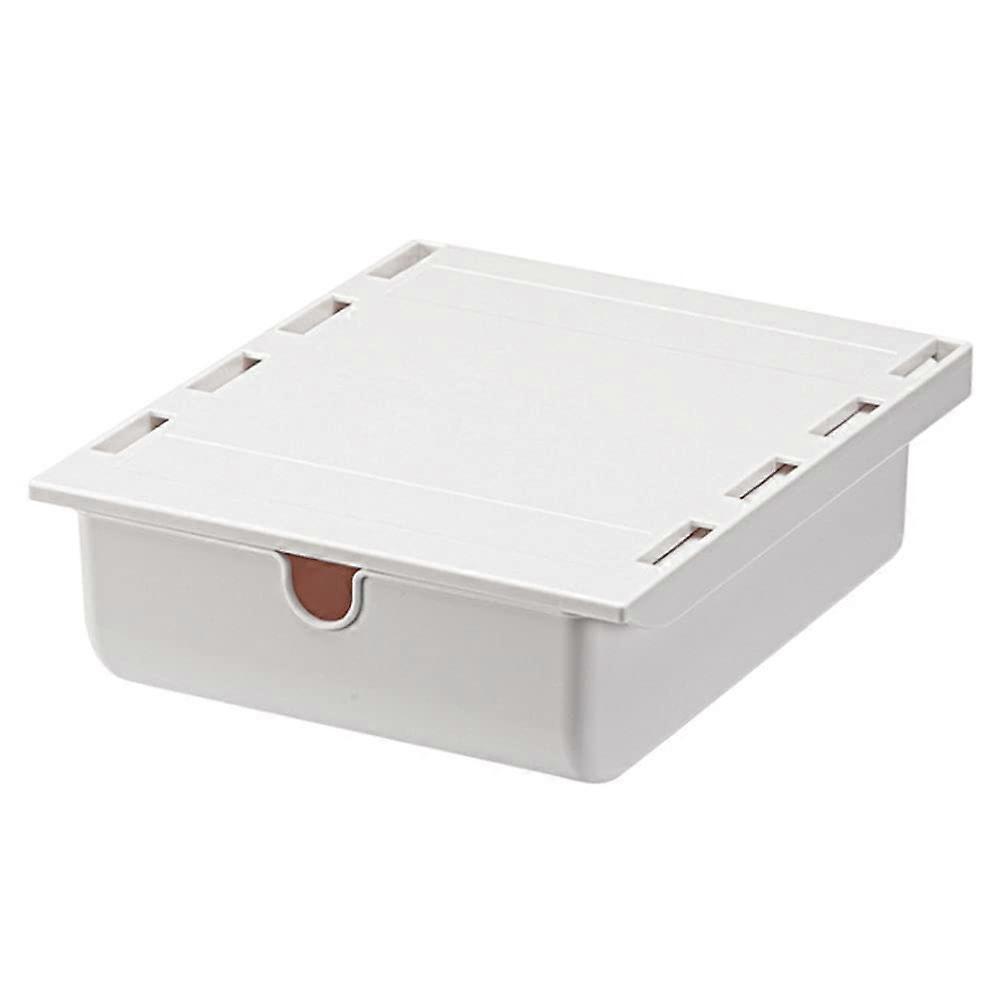 SelfAdhesive Drawer Organiser  Under Desk Pen Tray, Hidden Storage Box, Easy Mounting, SpaceSaving Design