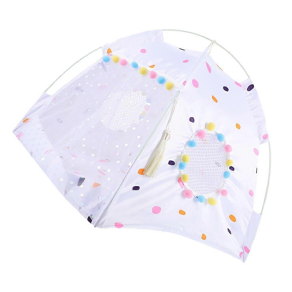 Pet Detachable Tent Indoor Use Spring Summer Warmth Security 23.6×23.6×24.4in 1Pack