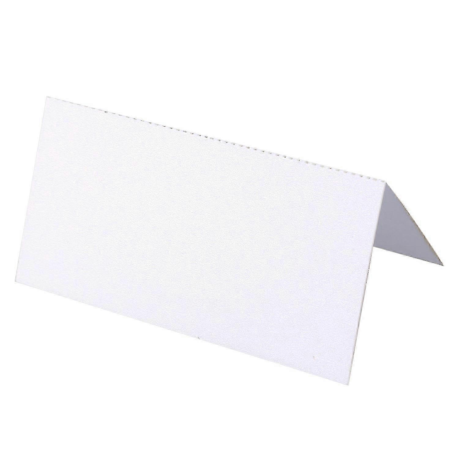 100 Blank Table Name Place Cards, Many Colours - White, Party, Wedding