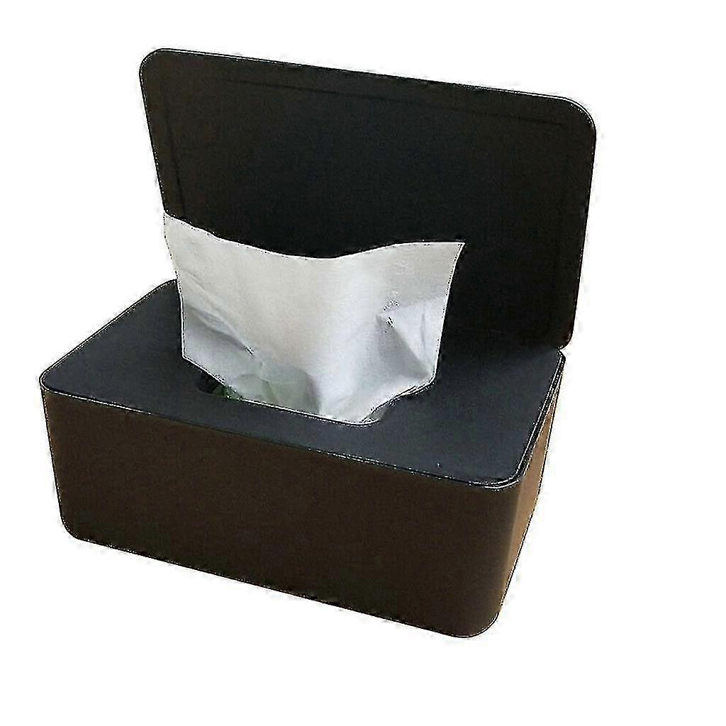 Wet Wipe Tissue Storage Box Wet Wipe Box Tissue Box With Lid Black