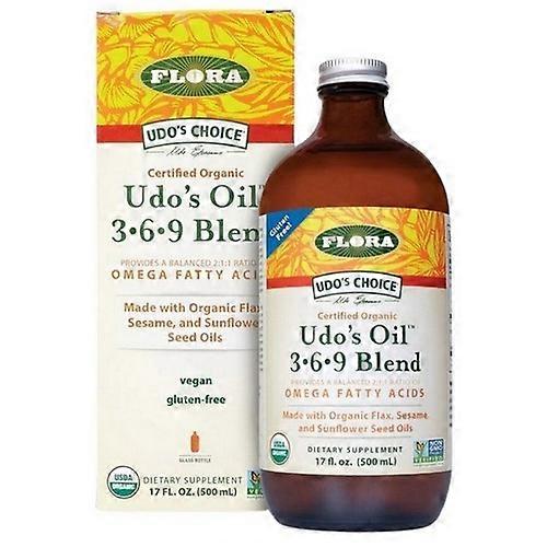 Flora Udos 油 3-6-9 混合欧米茄脂肪酸,17 盎司(1 件装)