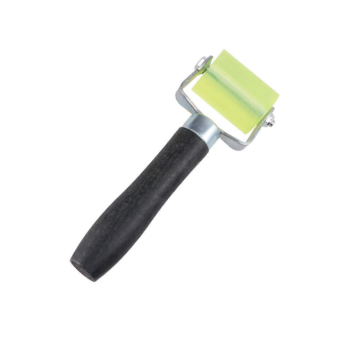 Car Rolling Wheel Seam Roller for Wallpaper, Sound Deadener, and Vinyl Mural Application – Ergonomic Long Handle for Smooth Adhesion in Automotive