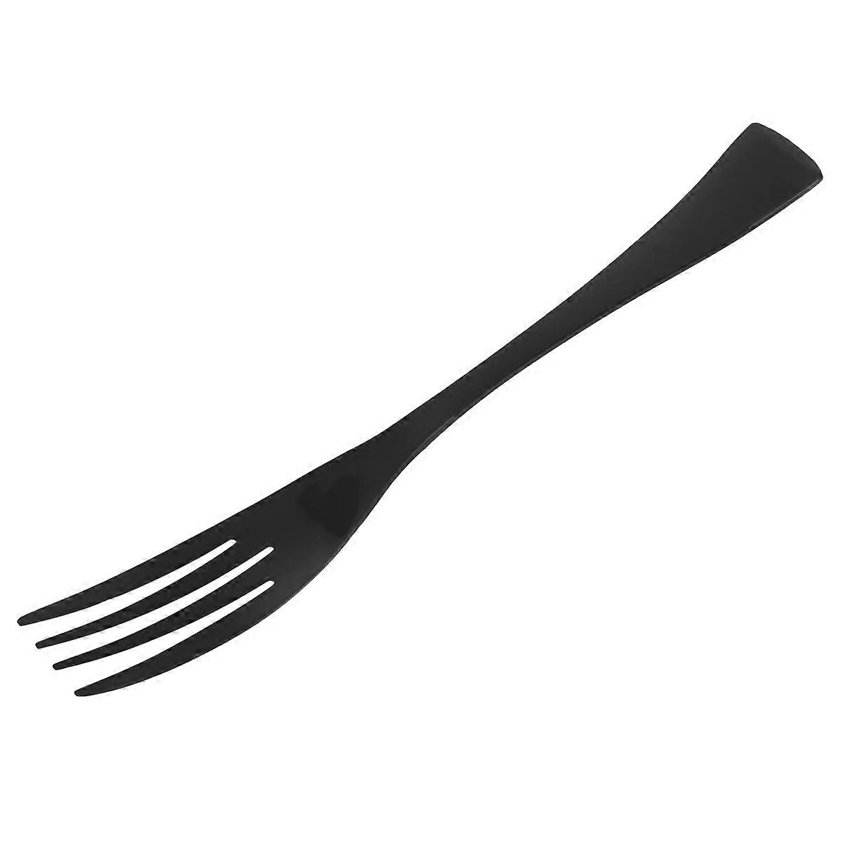 Black Stainless Steel Tableware with Mirror Surface and Lightweight for Home Use 8 Inches