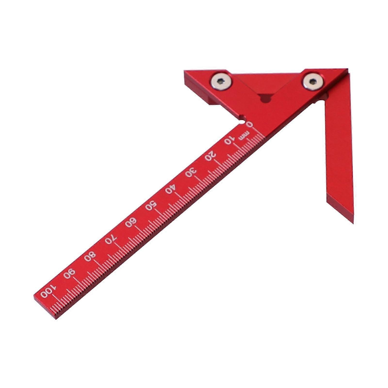 45/90 Degree Angle Ruler for Woodworking, Construction Projects, Drafting, Engineering Measurements, Durable Design