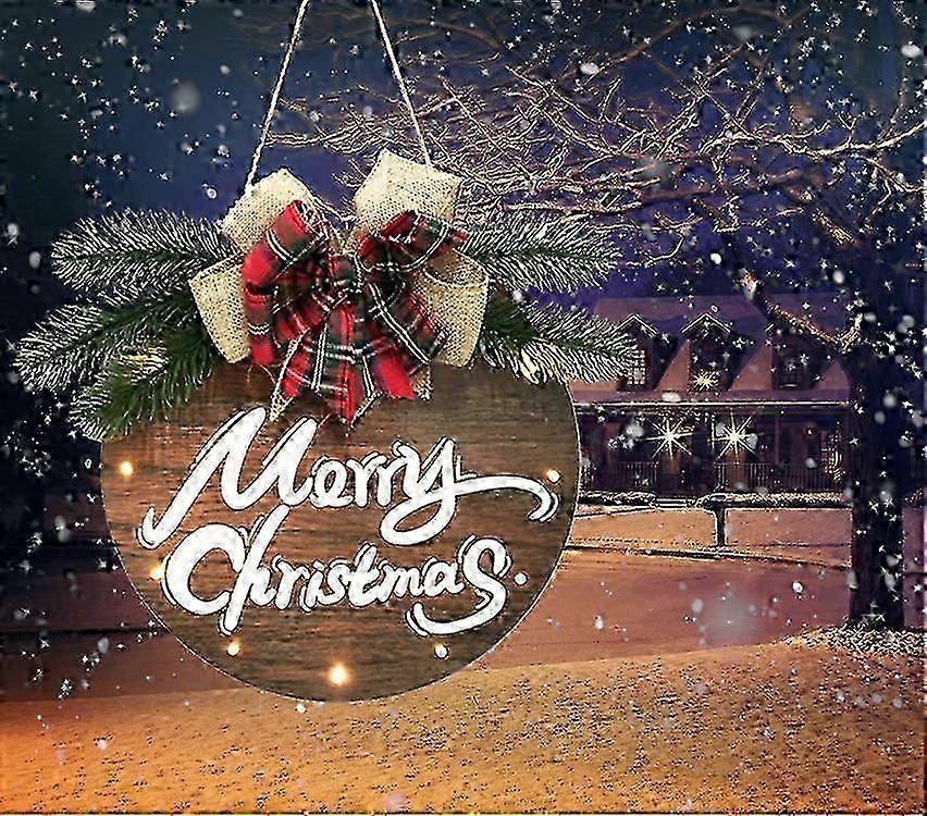 1pc Christmas Home Door Decor Merry