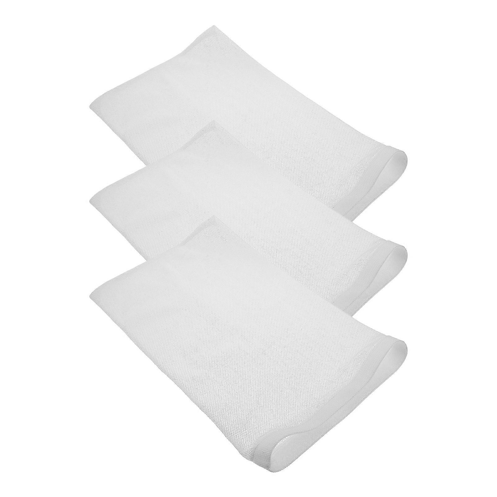 Indoor Dryer Lint Trap Dryer Vent Lint Bag Dryer Vent White 40.00X25.00X2.00CM Lint Trap 3Pcs