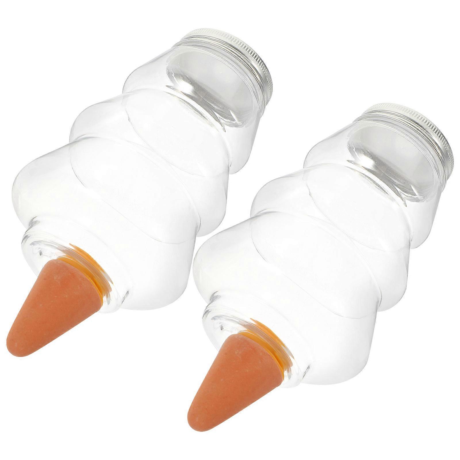 Irrigation Device Christmas Tree Shape Self Watering Tool Prevent Underwatering Indoor Plants 9X18CM Ceramic 2Pcs