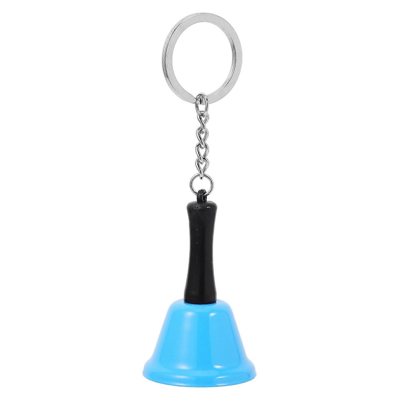 Mini Hand Bell Keychain for School, Restaurant, and Shop Use – Loud Call Bell for Early Education and Decorative Purposes, Blue