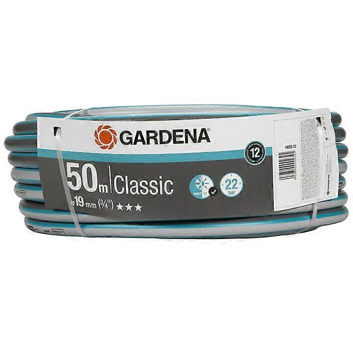 GARDENA Classic garden hose – Length 50m – Ø19mm – High pressure resistance 22 bar maximum – 12 year guarantee (18025-26)