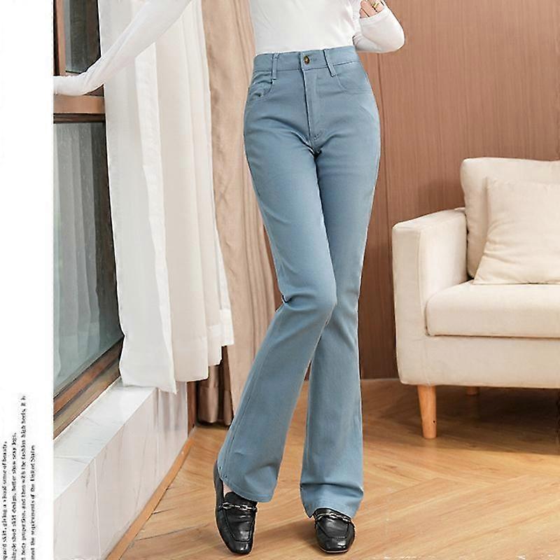 Women's Stretch bootcut jeans, Mid-rise Slim Fit Flared Jeans, Women's Casual Jeans