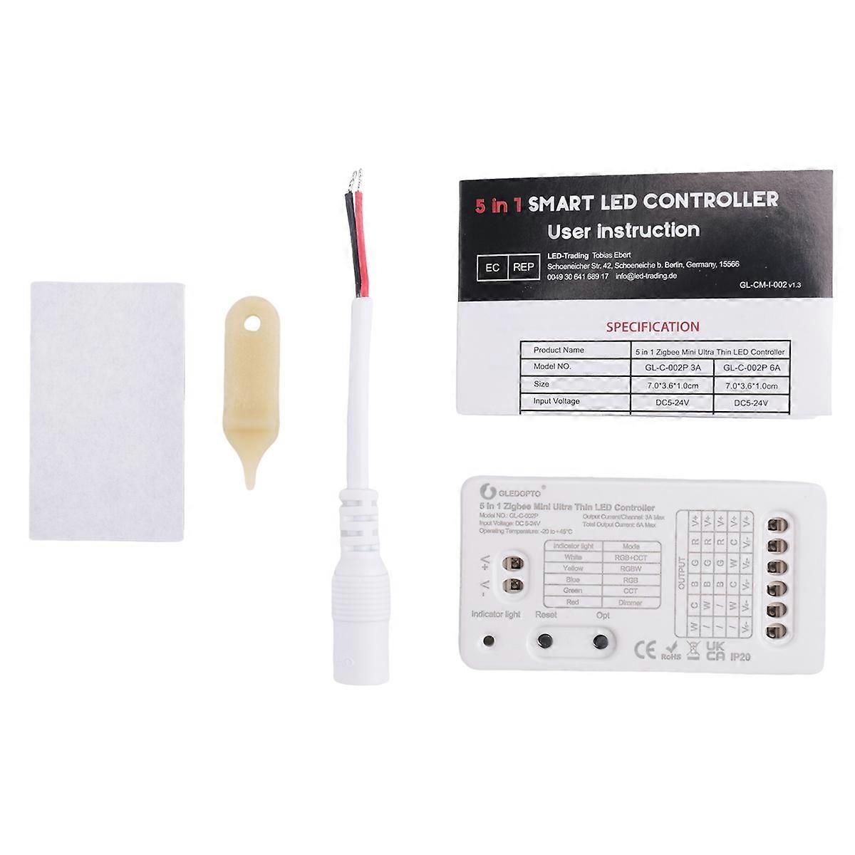 Zigbee 3.0 DC5-24V Mini 5 in 1 Controller for TV Backlight