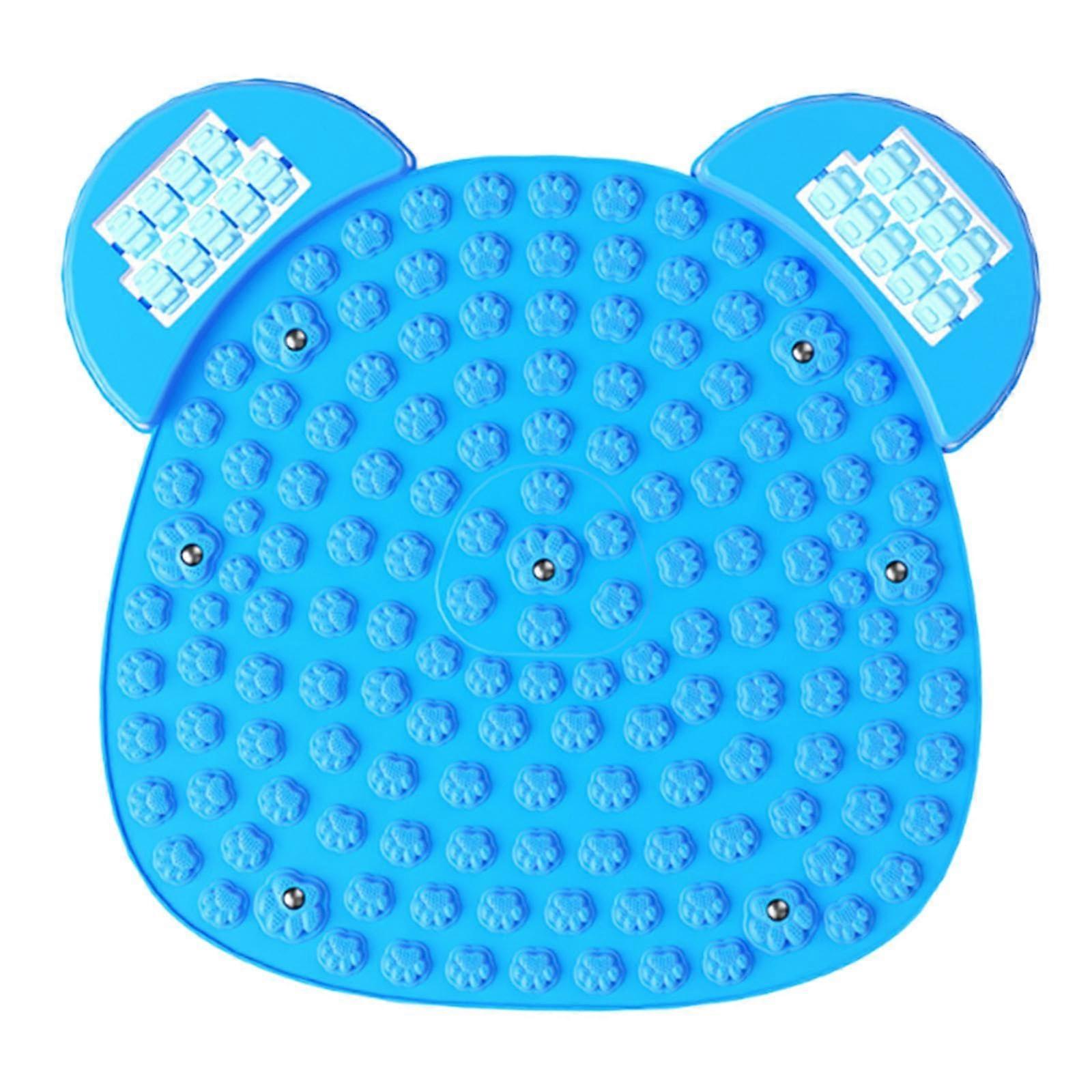 Foot Massage Mat, Portable Sensory Pad, Reflexology Walking Mat, Blue for Office Workers, Stand-Up Design, Comfortable Size