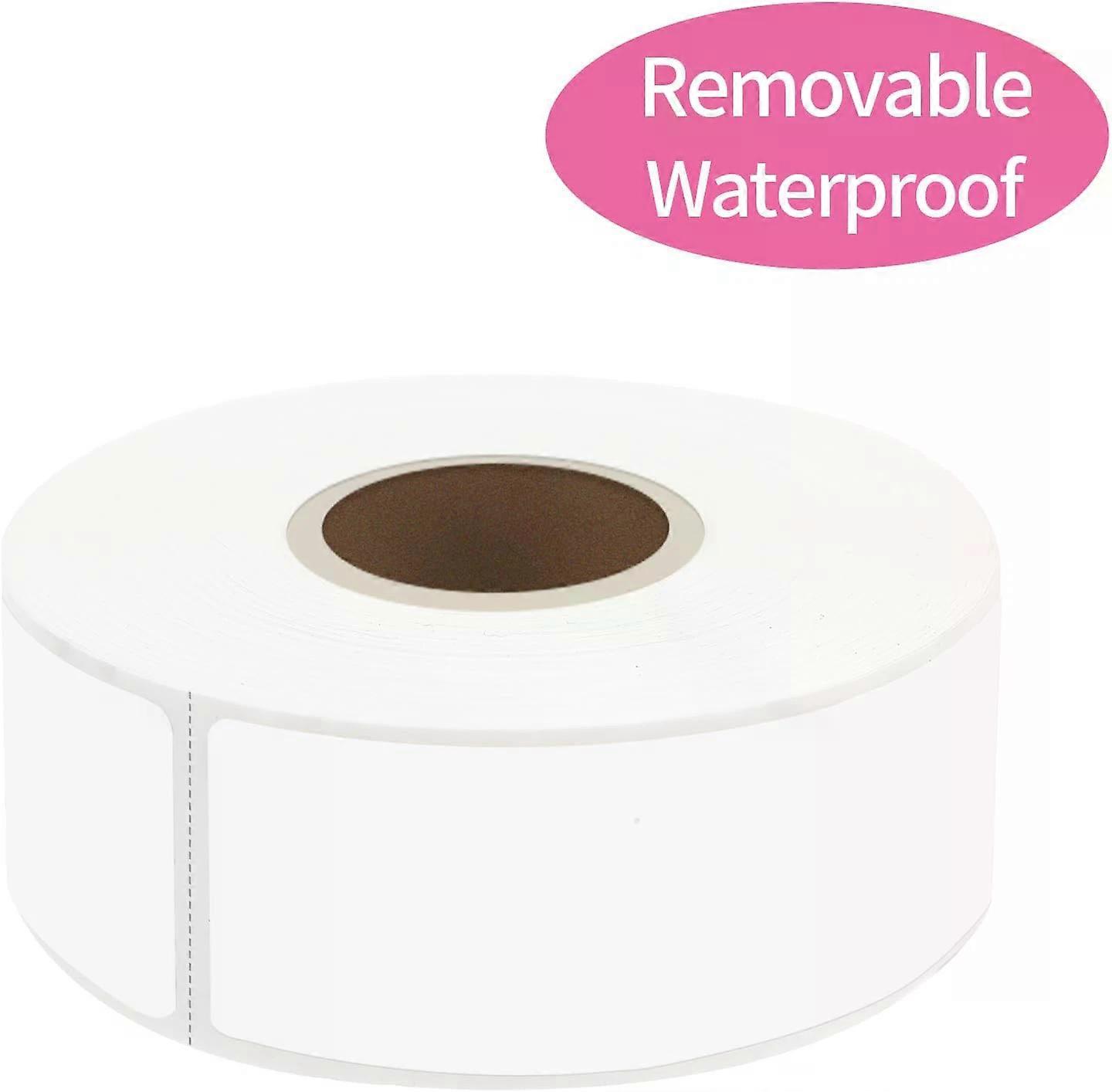 可拆卸冷冻标签贴纸，用于食品储存的 1x3 英寸空白贴纸，冷冻安全，可拆卸