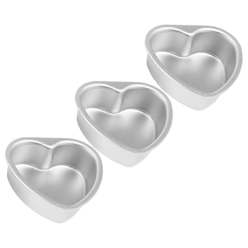 Valentines Day Cake Mold Baking Molds For Cookies Muffins And More Non-Stick Surface 3Pcs