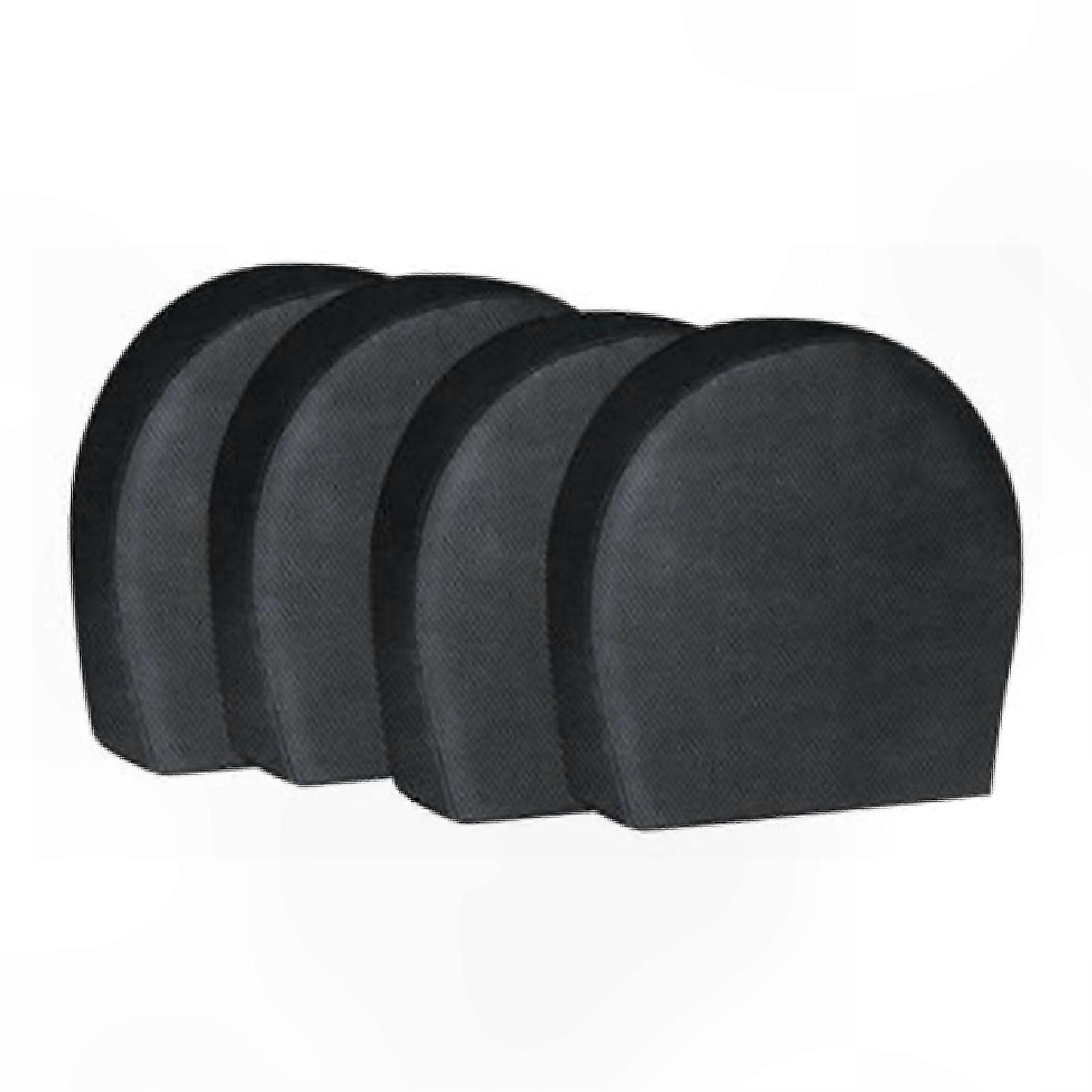 Black Tire Cover Set of 4 - Waterproof and Durable Wheel Protector for RV Use