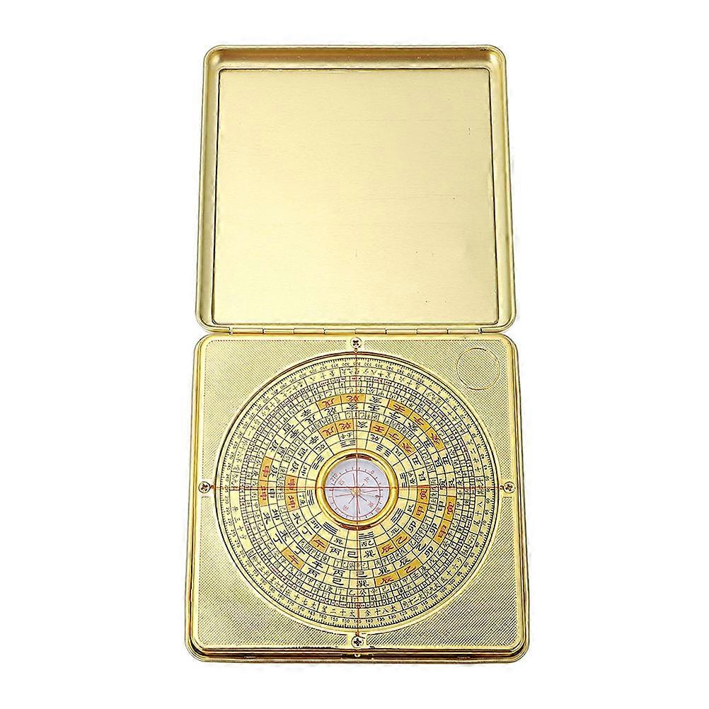 Compass Navigation Hiking Retro Design Square Shape Alloy Material 1Pack