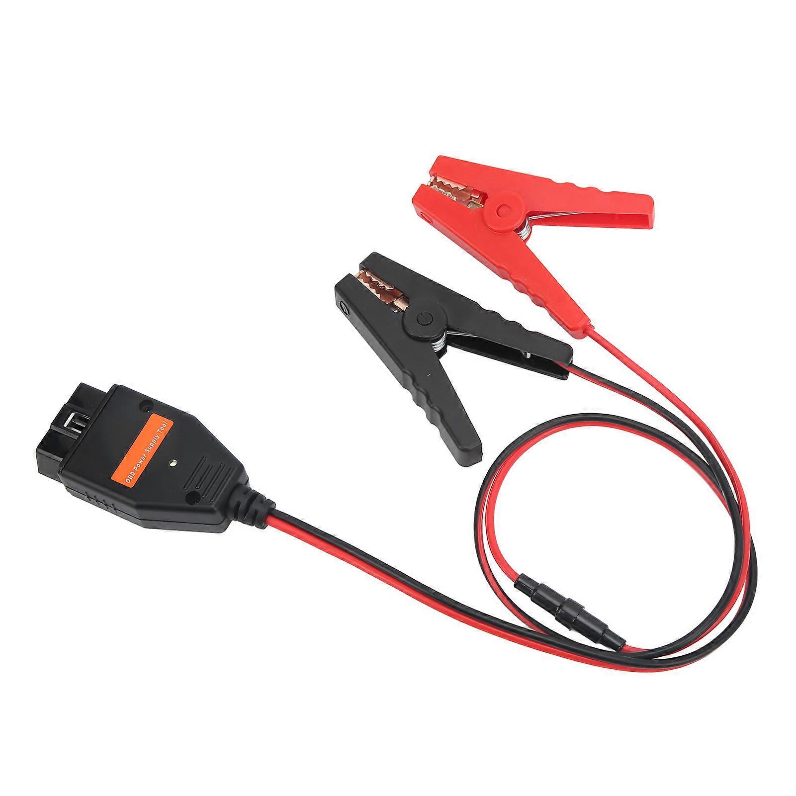 Car OBD2 ECU Connector Emergency Power Supply Cable Memory Saver Battery Replace Tool Universal for Auto 
