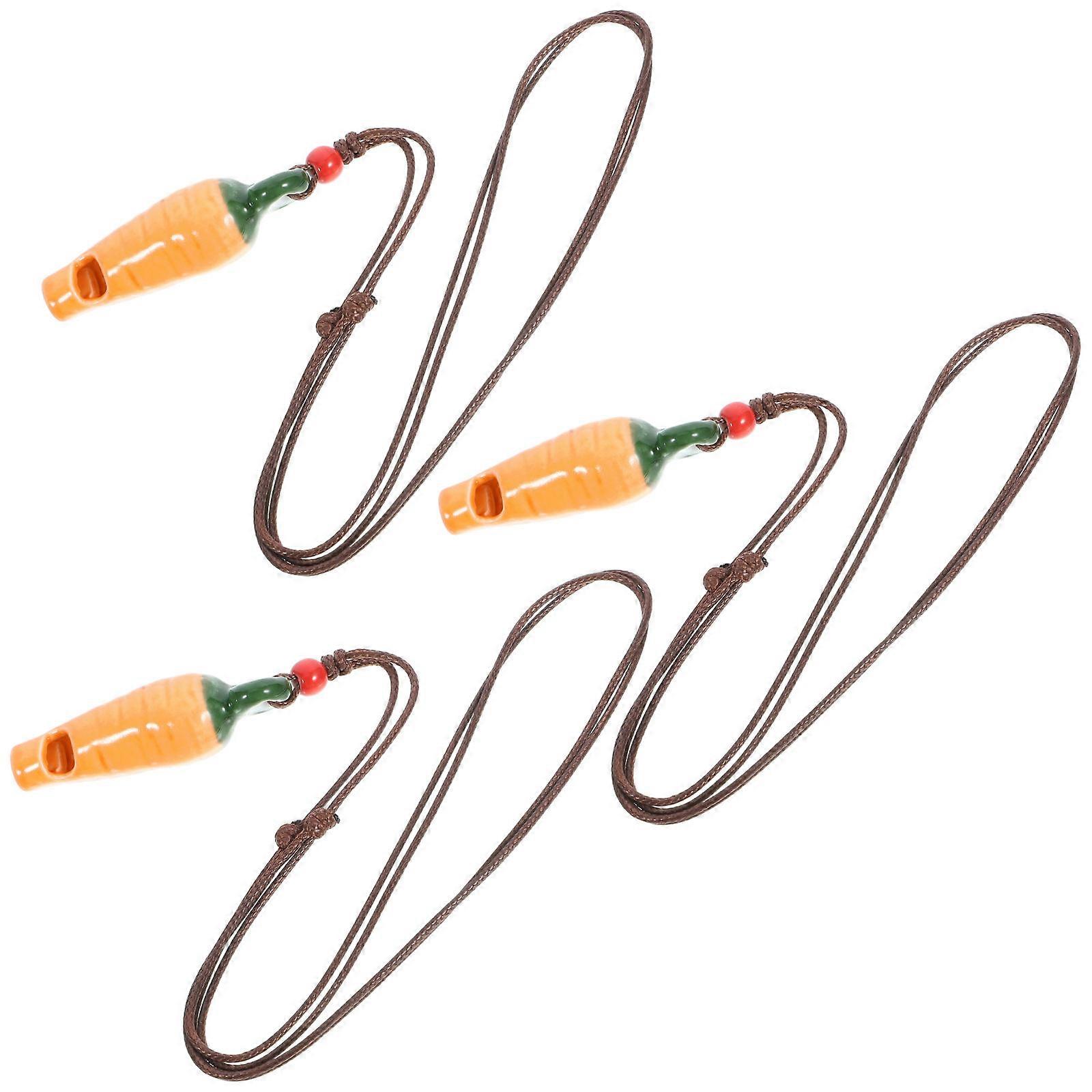3 Pcs Creative Ceramic Whistle Toy for Kids Safe and Durable 3 Pcs