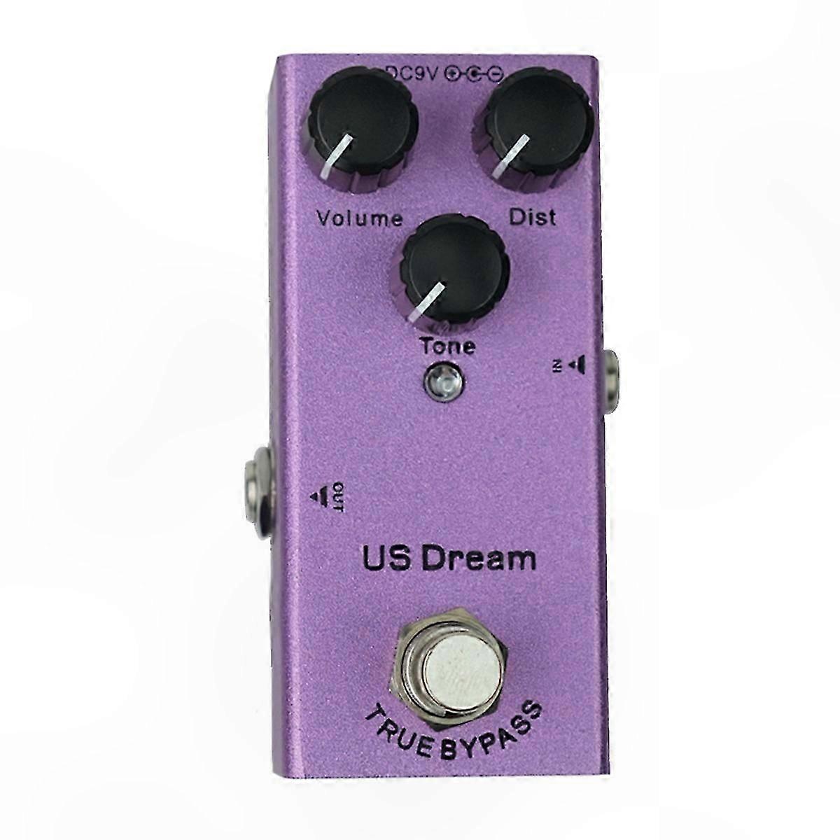 Compact Electric Guitar Effects Pedal with Advanced Features