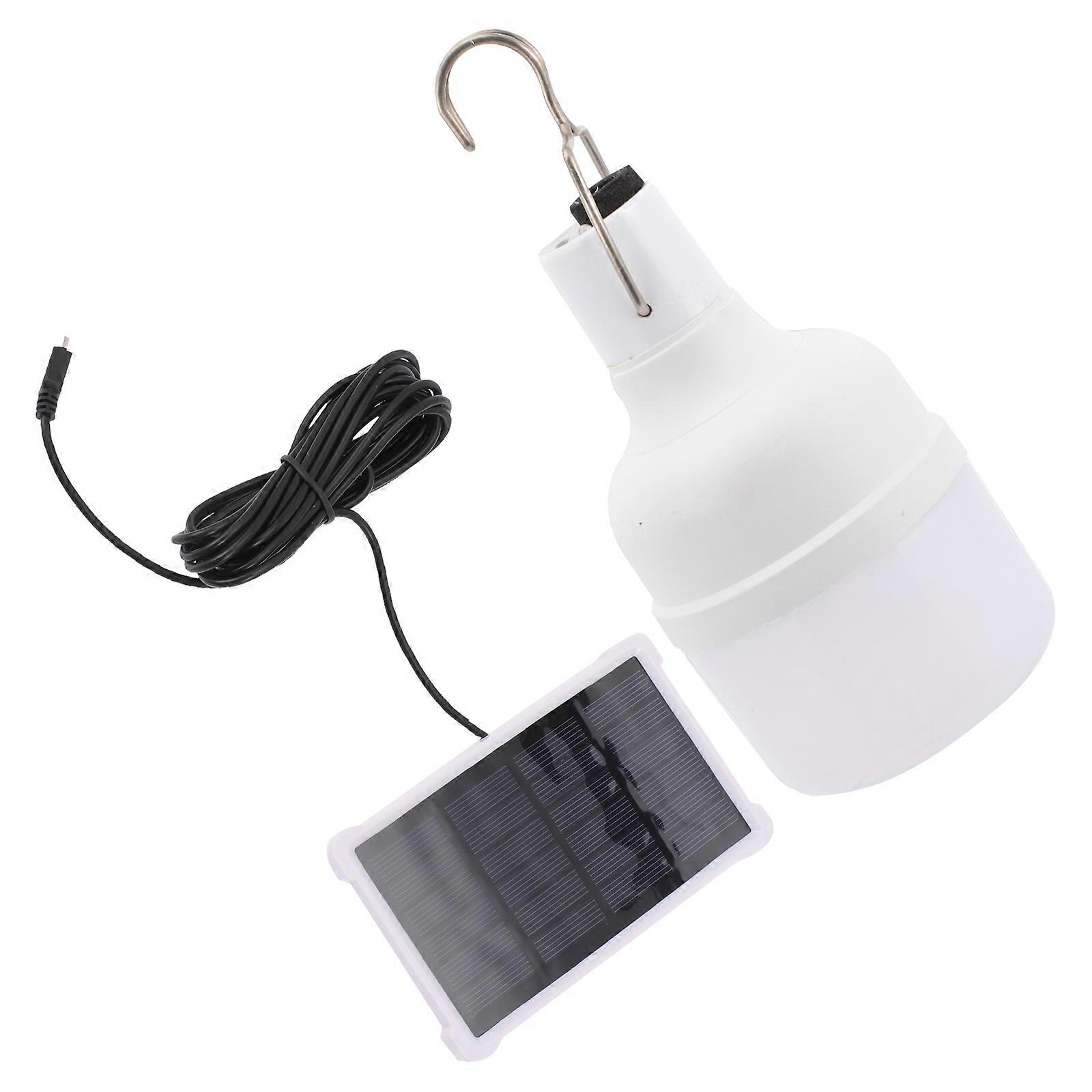 Solar Light Bulb Outdoor Lantern Globe Light For Camping General Users 1Set Illumination