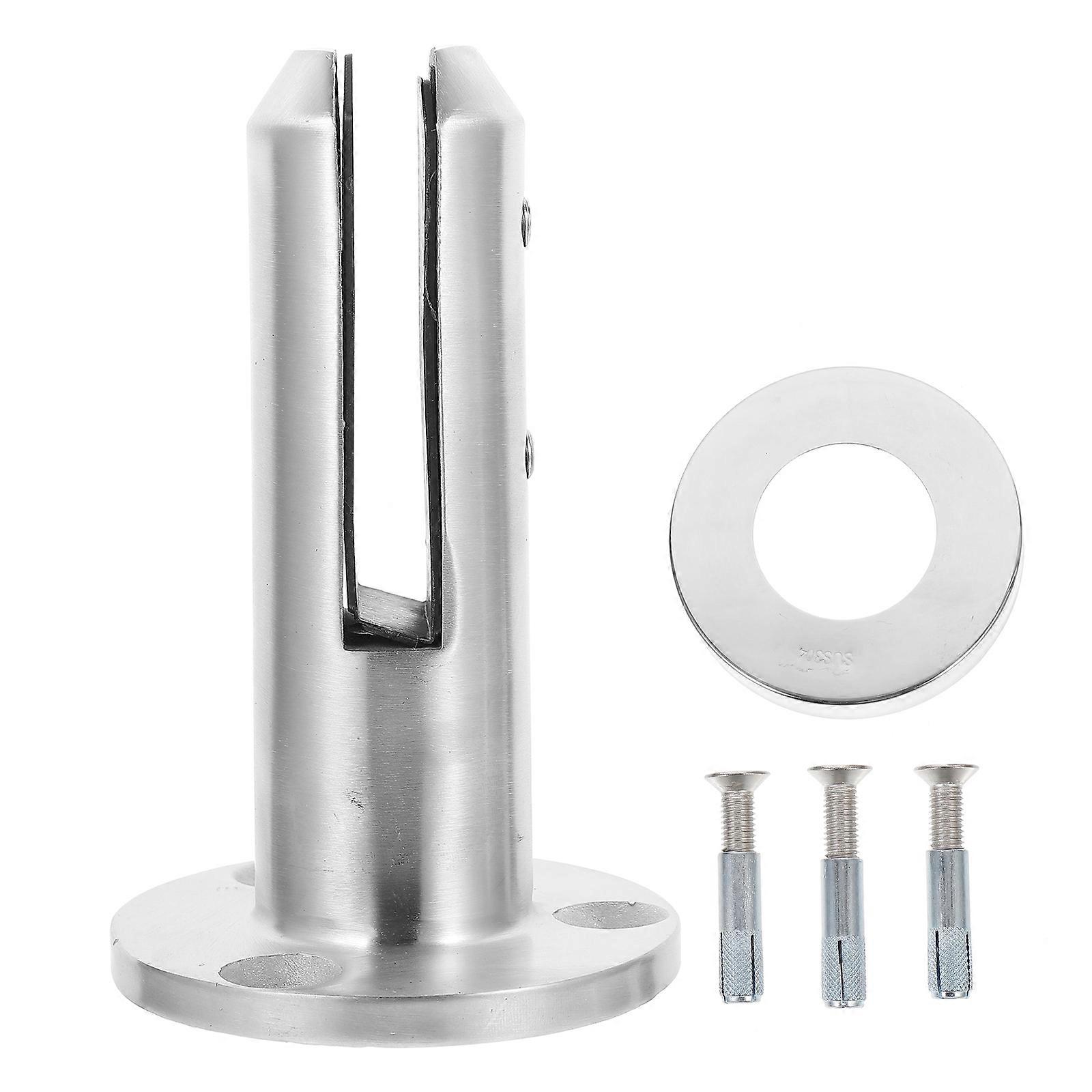 Floor Glass Panel Mounts with Strong Clamping Force, Made of