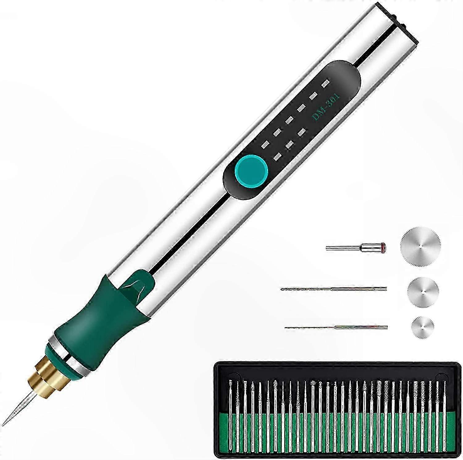 Mini Engraving Pen with USB Rechargeable Function, Portable Tool for DIY Crafting and Marking