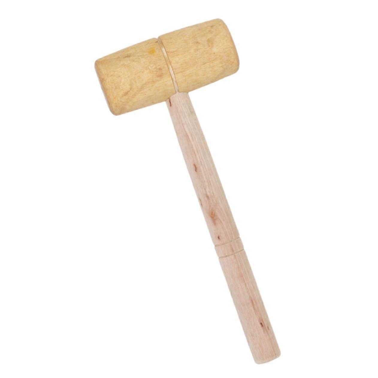 Holzhammer Mallet Compact Leatherworking And Woodworking - Ergonomic Grippy Handle, Durable Smooth Finish, Hardwood