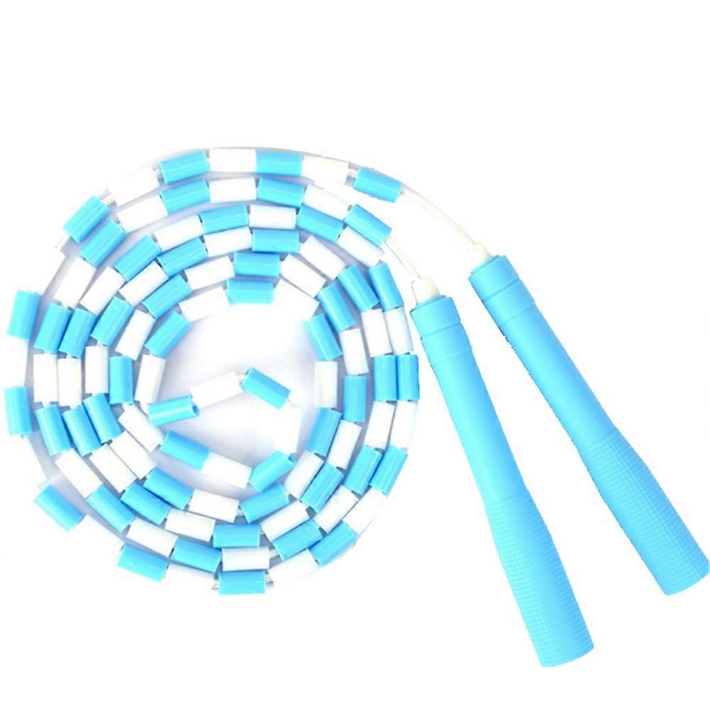 Children Kids Adults Skipping Jump Rope with Small Handle Fitness Exercise Accessory Blue