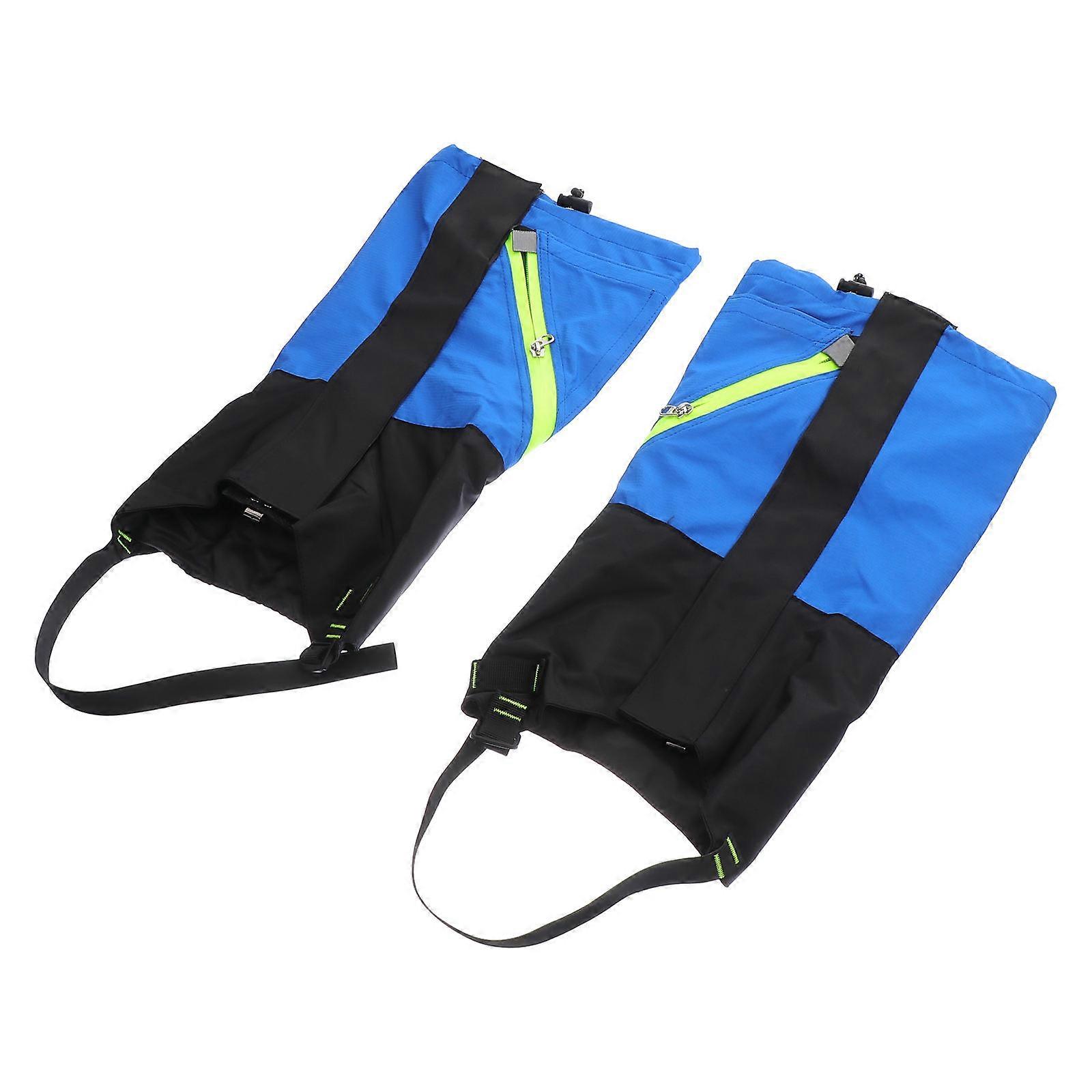 Blue Nylon Leg Protectors for Outdoor Sports with Waterproof and Insect-Proof Function 1 Pair