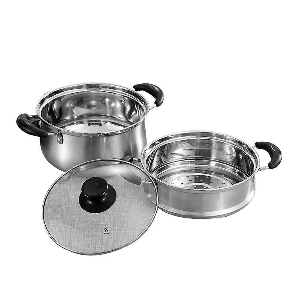 Stack And Steam Pot 1 Set Suitable For Family Meals With Round Shape And Multi-functional Cooking Features