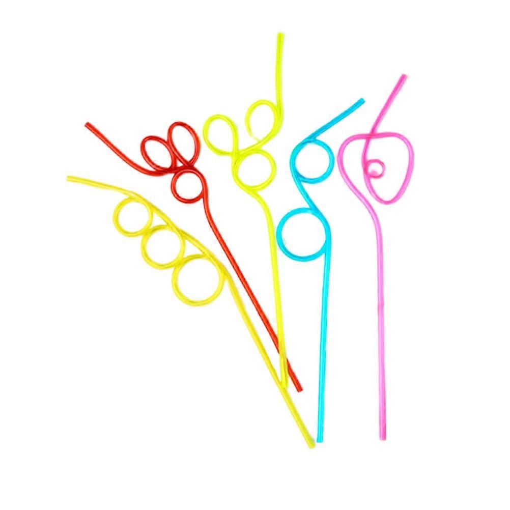 Creative Drinking Sound Straws For Household Decoration And Events 5 Sets Durable Material Design