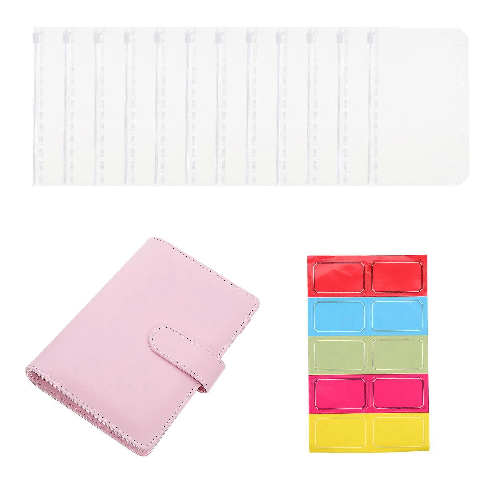 Simple Design Cash Envelopes For Budgeting Daily Use Students Expense Notebook With Storage For Receipts 1 Set