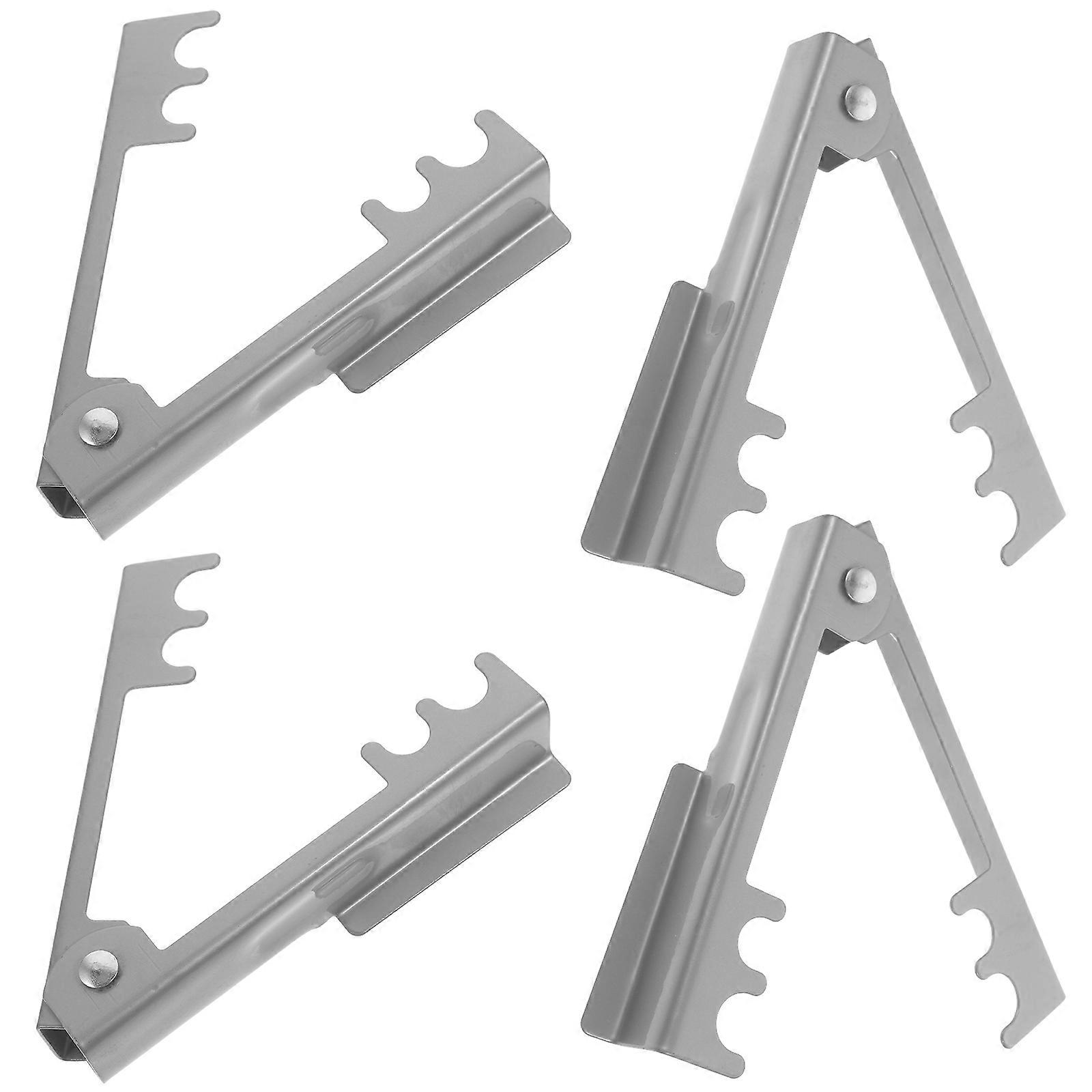 Rose Plier for Gardening with Durable Iron Material Silver Color Compact Size 4 Pieces