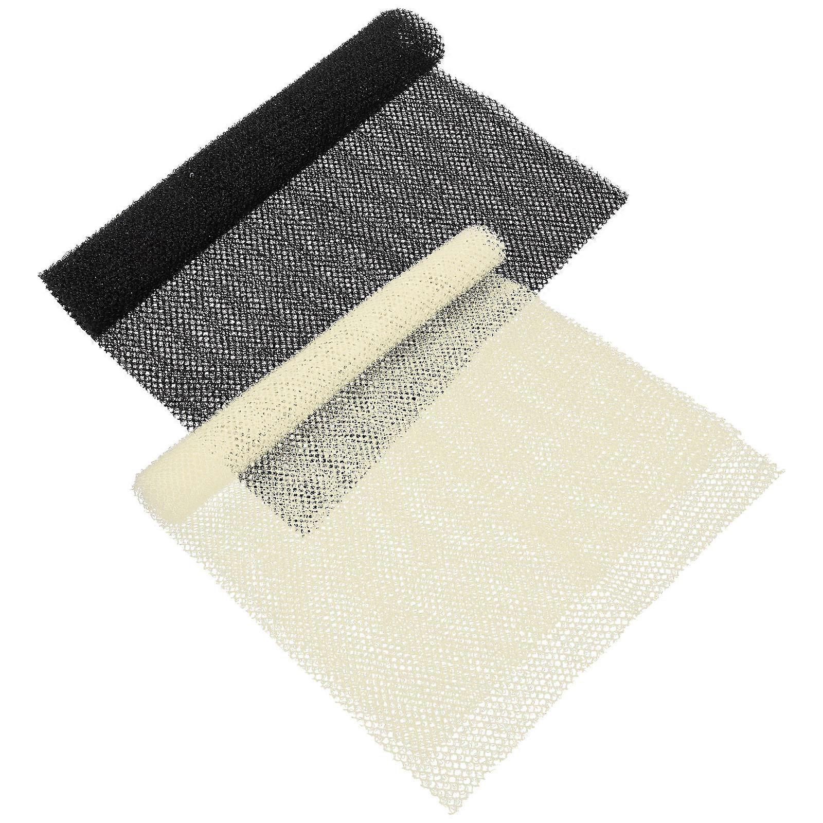 Cleansing Body Scrubber 2Pcs Long Body Shape Shower Exfoliator Assorted Color Practical Accessory