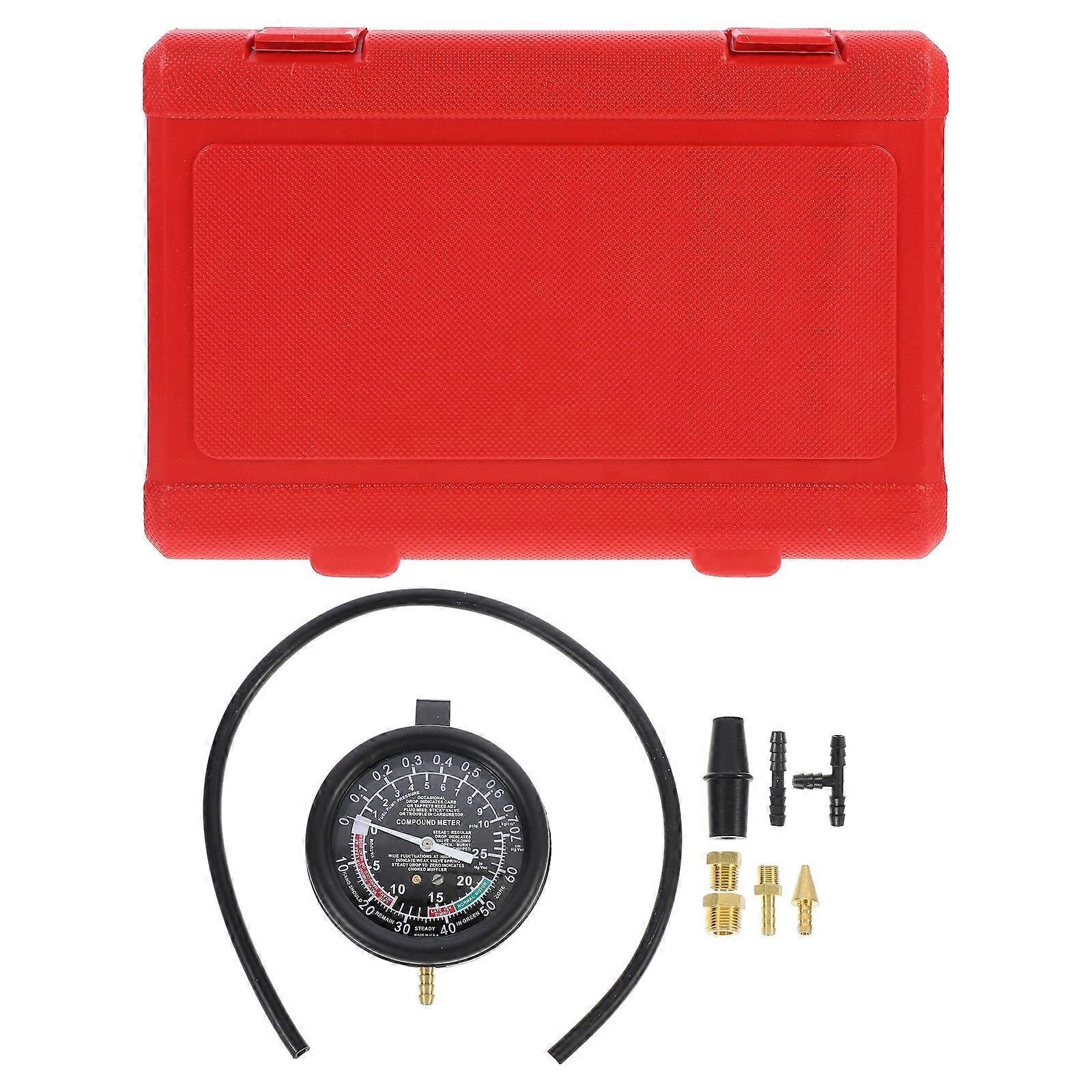 Vacuum Gauge Maintenance Tool For Automotive Repair 14.00X10.00X3.70Cm Assorted Color Anti- 1 Set