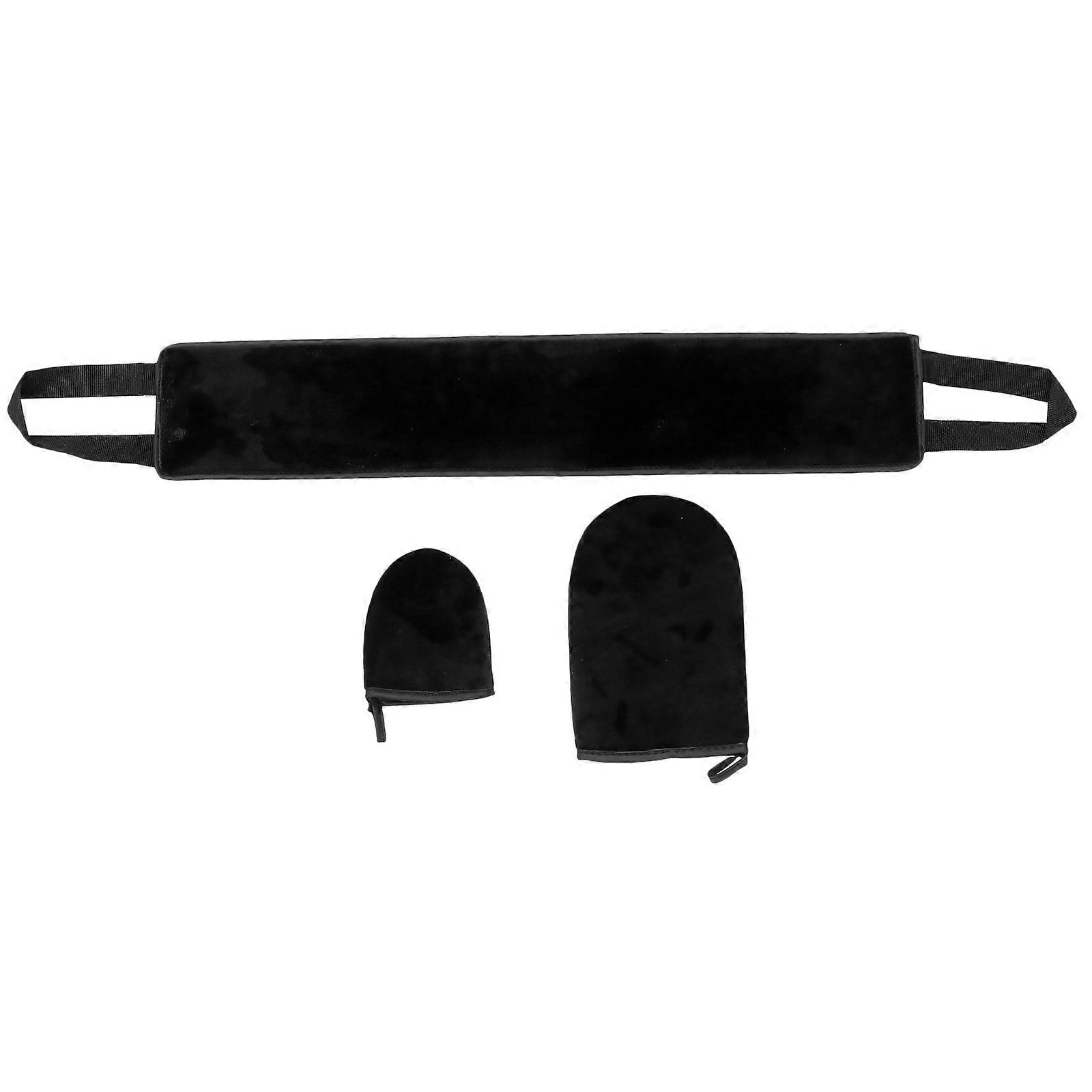 3Pcs Tanning Lotion Applicator For Back Self Tanning Enthusiasts Flexible Glove Shape 65x12cm Tanning Tools