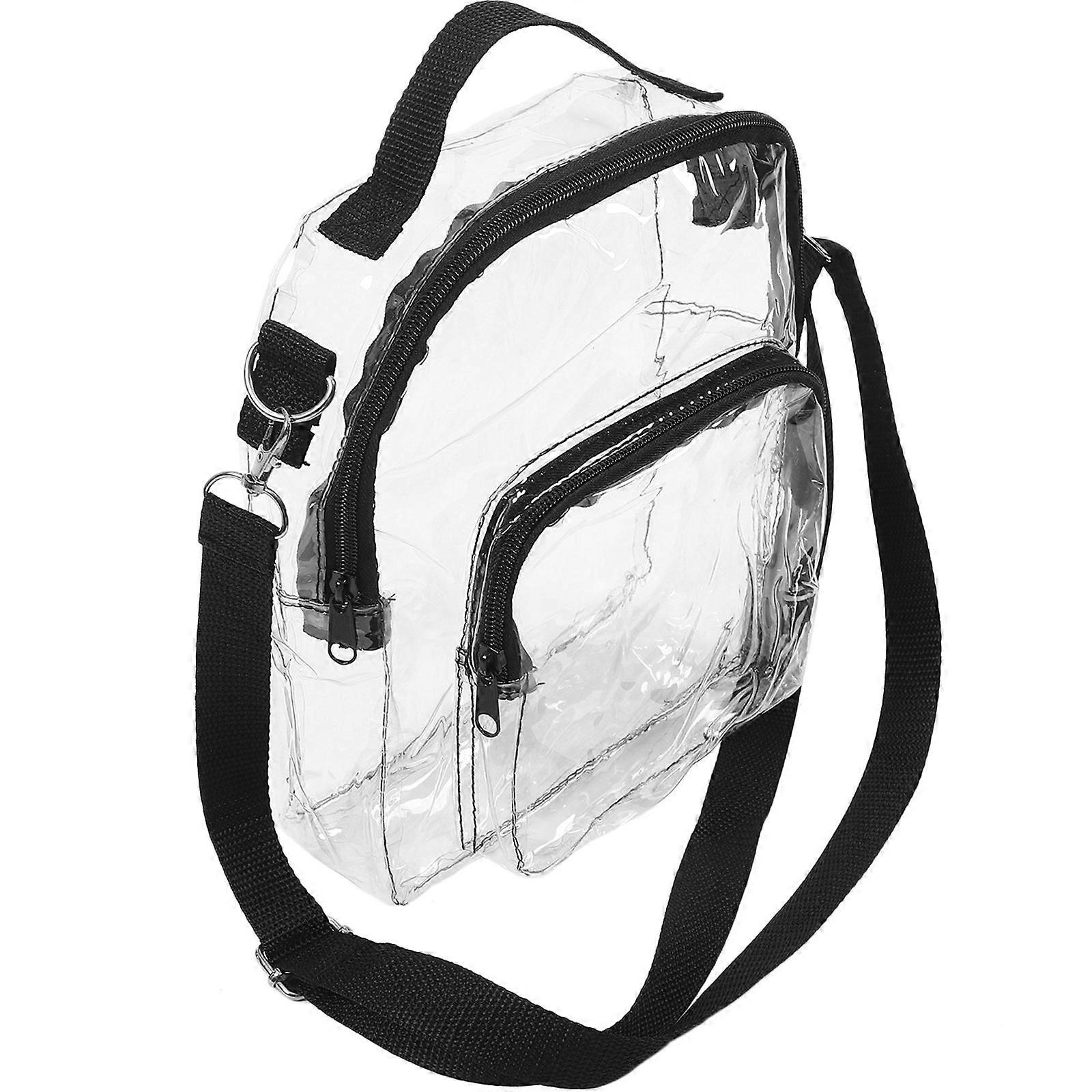 Fashionable Transparent PVC Bag for Versatile Storage with Adjustable Strap Assorted Color
