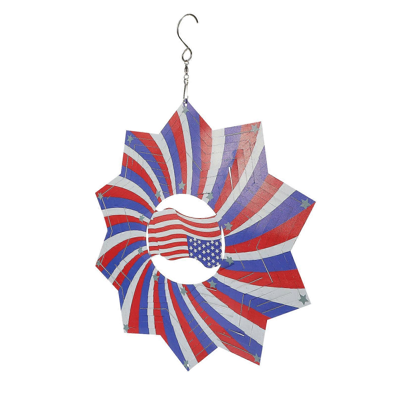 Appearance Wind Chime 3D Shape Great For Independence Day Garden Decor 38.50X30.00X0.10Cm In The Breeze 1Pack