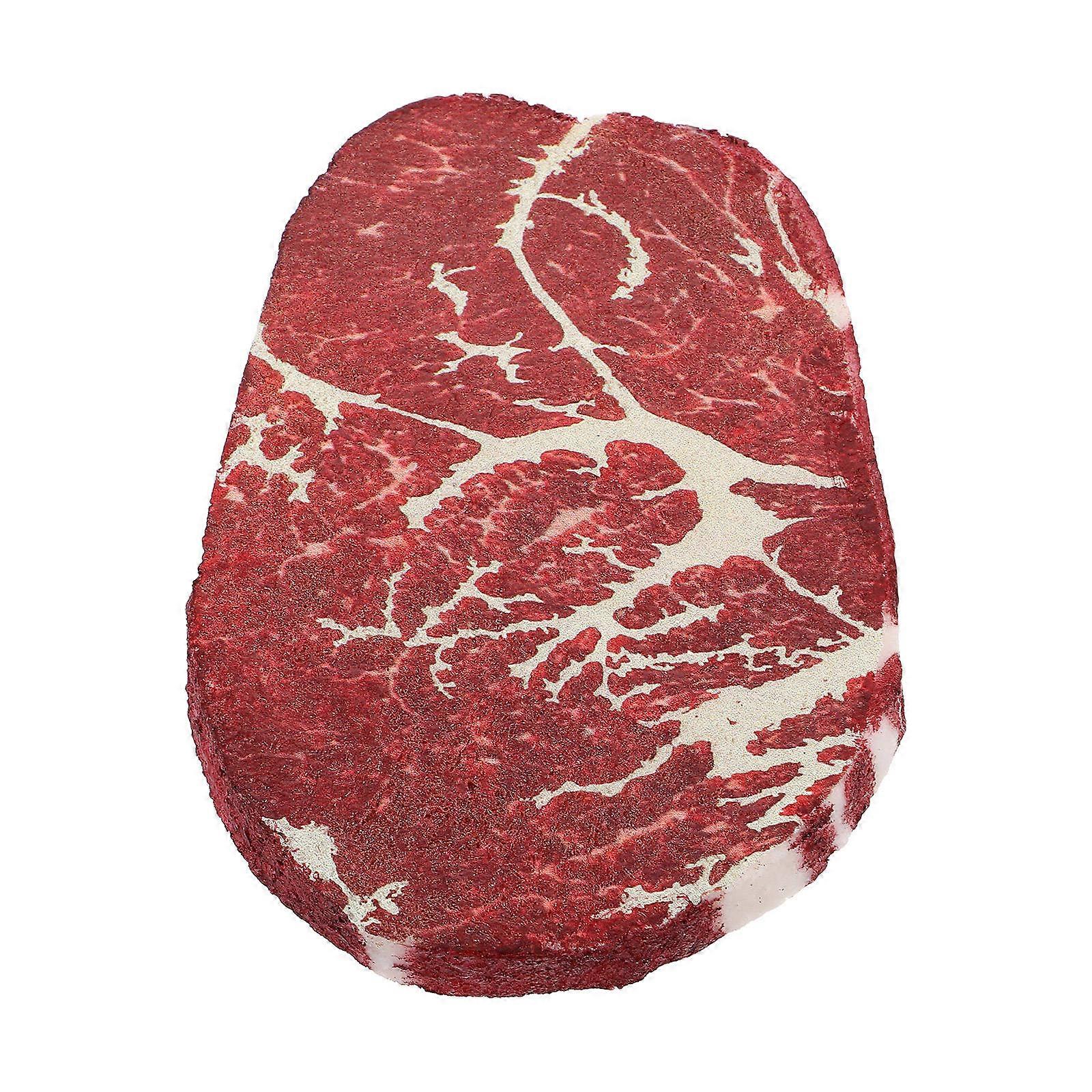 Fake Steak For Home Decor Display Decoration For Photographers 5.31X3.73X0.51In Convenient 1Set