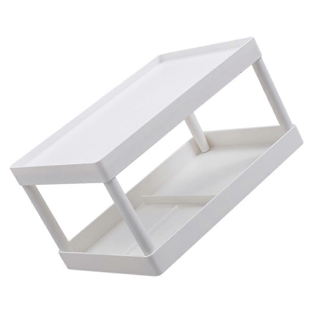 Desktop Organizer Shelf 1Set Stylish Modern White Storage for Adults Daily Use 29x22cm Rectangular Organization