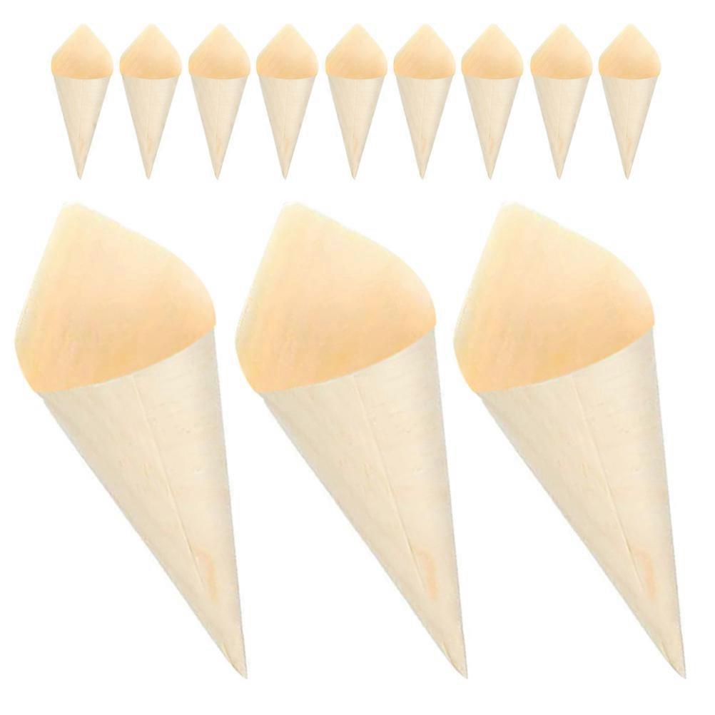 50 Pcs Sturdy Appetizer Cones for Events, Catering & Parties – Elegant Serving for Snacks and Ice Appetizers