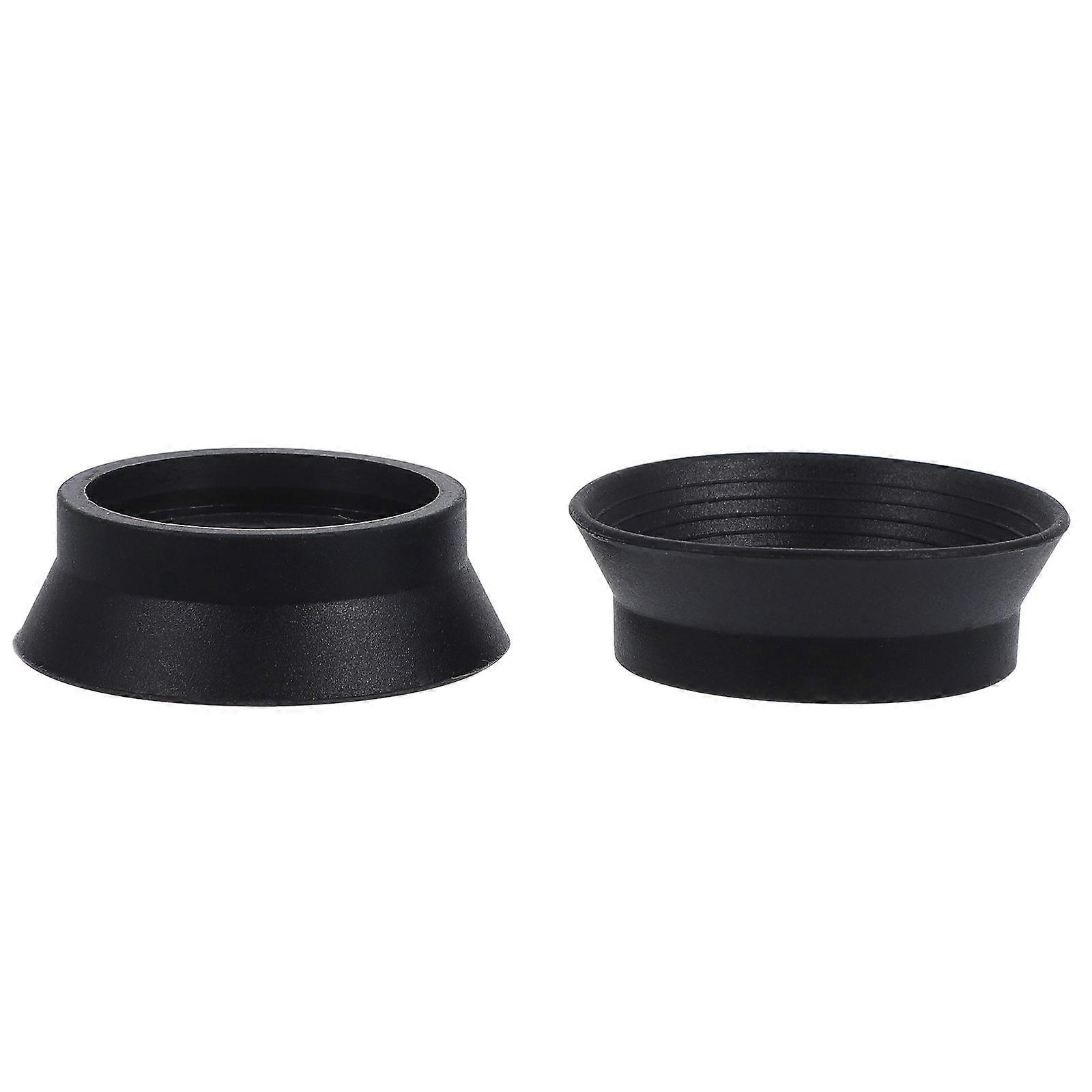2pcs Rubber Eyepiece Covers Soft Eyepiece Guards For Stereo Microscope Replaceable Eyepiece Shields Microscope Accessories