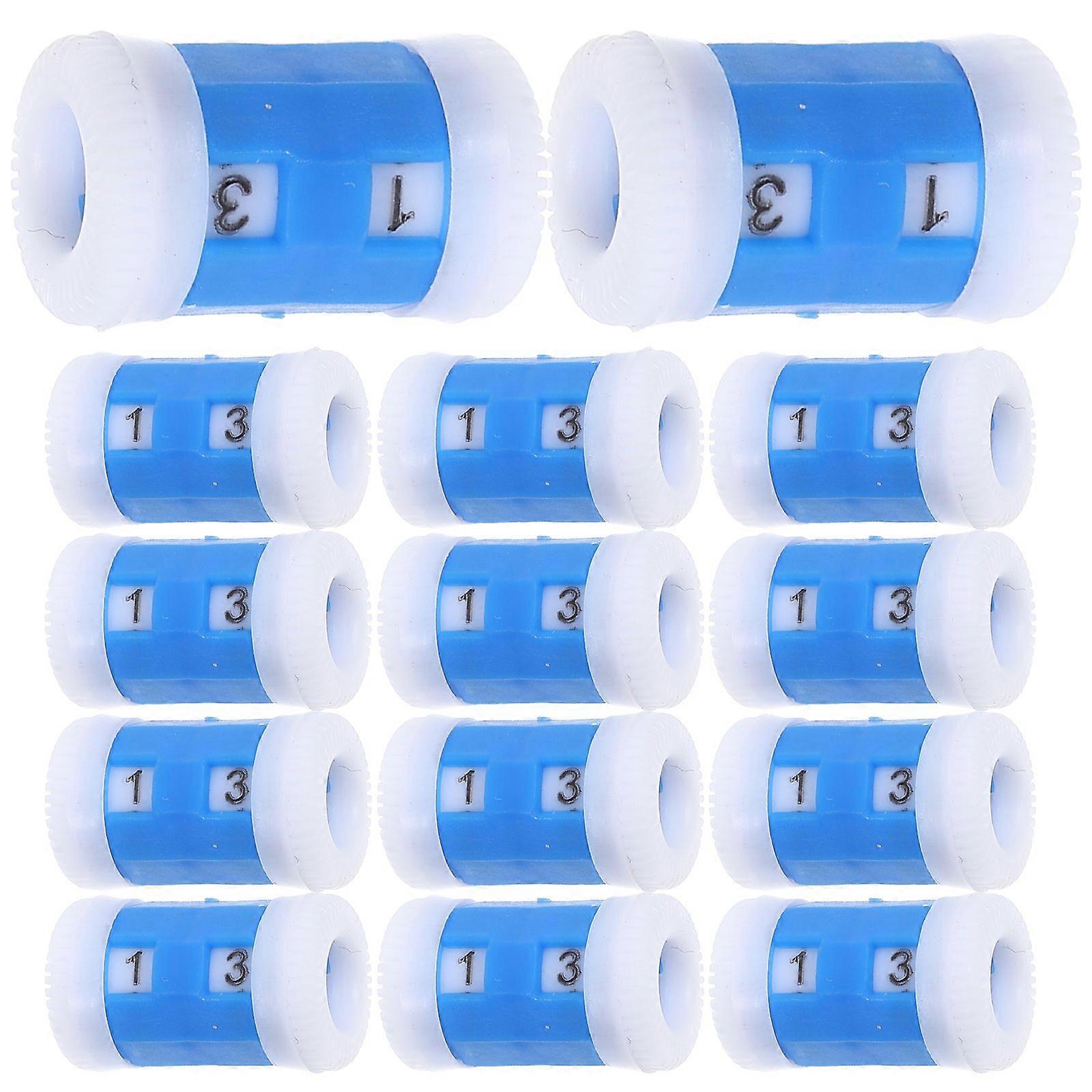20Pcs Stitch Counter Simplify Knitting Counter Flexible Stitch Marker Crochet Counter